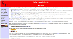 Desktop Screenshot of kulturehaus.helvetiawv.com