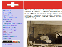 Tablet Screenshot of history.helvetiawv.com